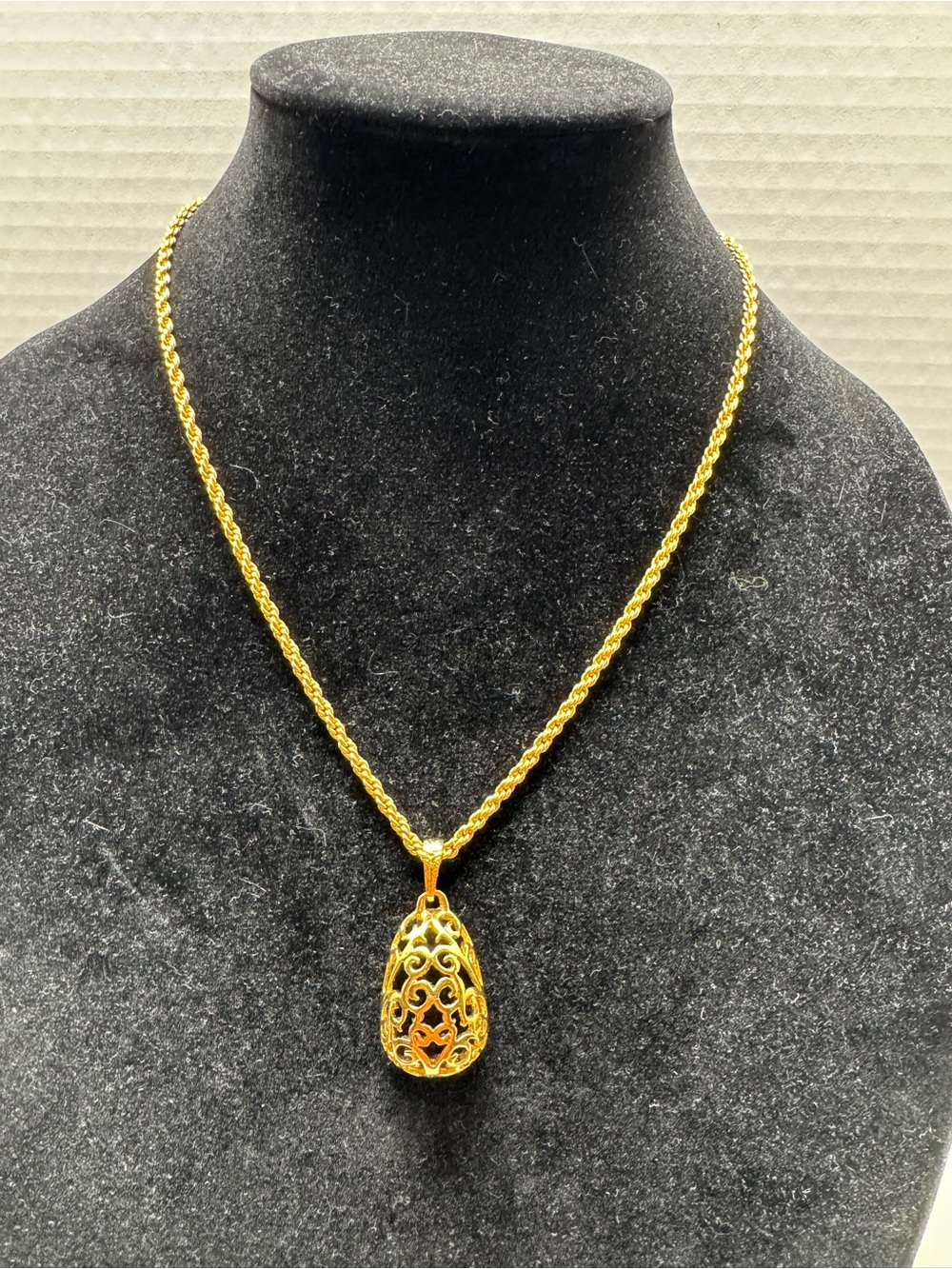 Yves Saint Laurent Vintage Gold Plated Necklace